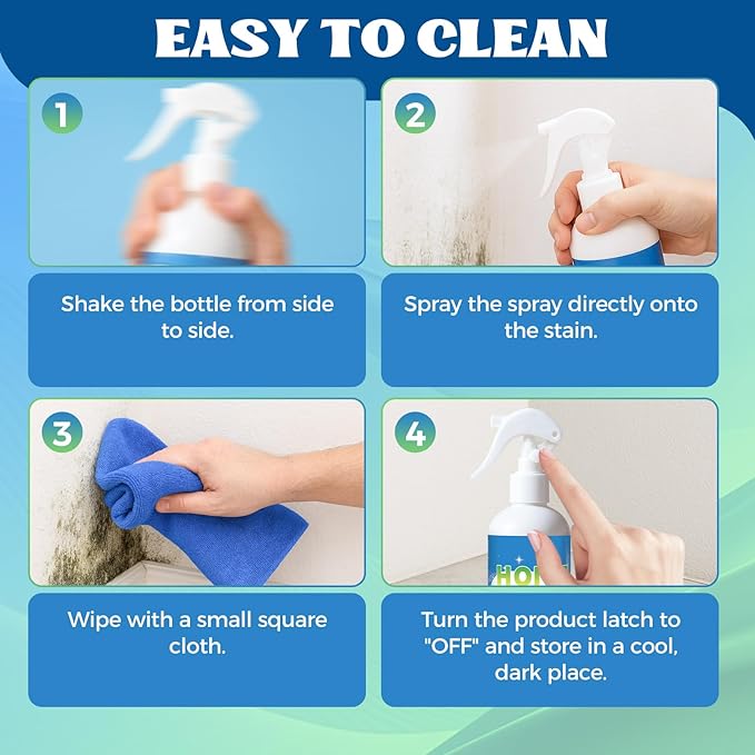 Multipurpose Wall Cleaner Spray – Mold Stain Cleaner - Image 5