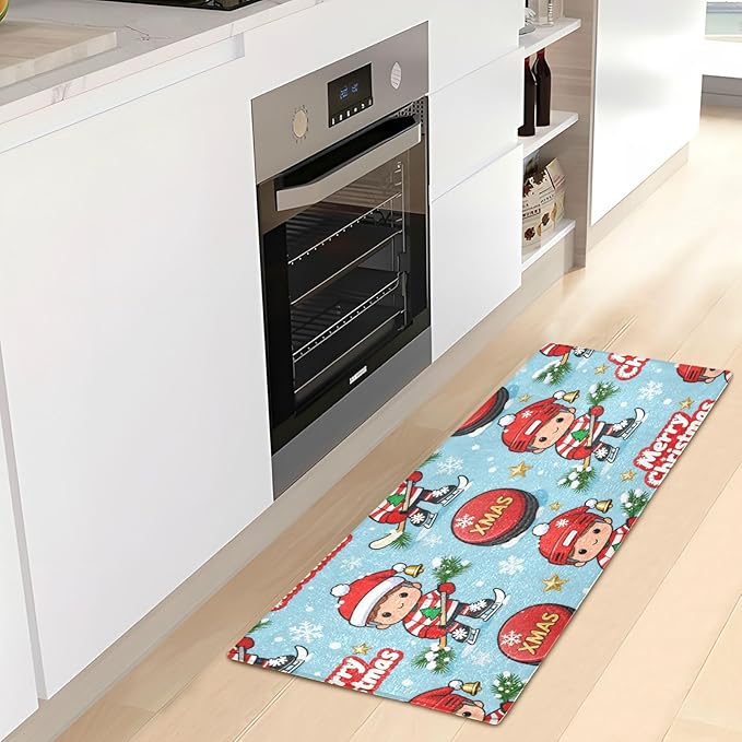 Merry Christmas Ice Hockey decorative mat non slip anti mold decorative - Image 6