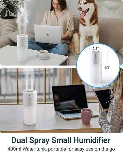 Dual-spray 400ml Mini Humidifier - Image 6
