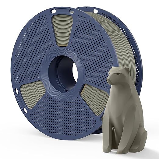 Matte PLA Filament 1.75mm Dark Grey Color, 1kg SUNLU 3D Printer Filament by YOOPAI