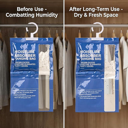 Dehumidifier Bags Hanging Moisture Absorbers – 4 Packs Dehumidifiers - Image 3