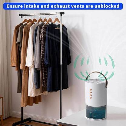 Dehumidifiers for Home, 60 Oz Small Dehumidifier for Basement. Portable - Image 5