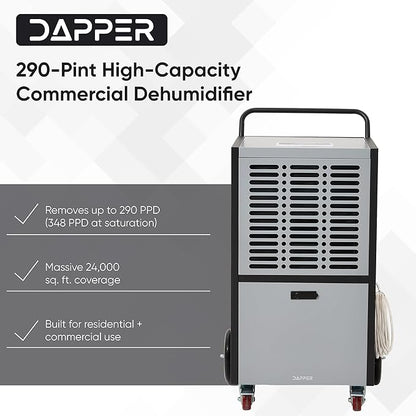 290 Pints Commercial Dehumidifier - Image 2