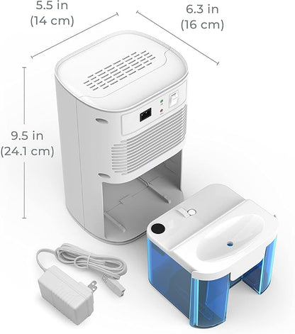 Pure Enrichment PureDry Mini Dehumidifier - 27oz Compact Water Tank Eliminates - Image 7