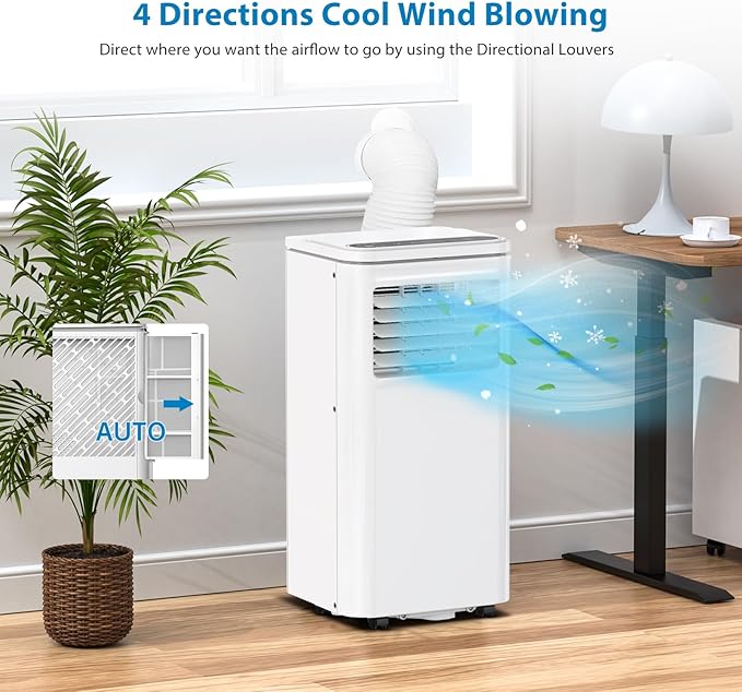 GarveeLife 10000 BTU Portable Air Conditioner, 3-in-1 Cooling, Dehumidifier & - Image 3