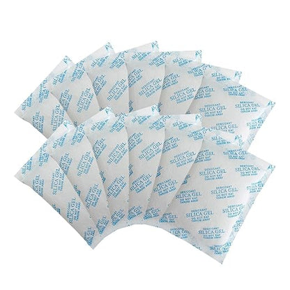 Silica Gel Packets – 50 Gram 25 Packs Desiccant Bags, Moisture Absorbers by WAOTOAW