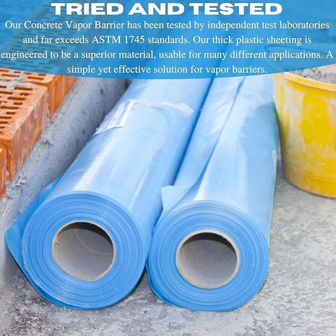 VBS - SEALCORE+ 20 Mil Gas/Radon Barrier - Thick Plastic Sheet - Image 5