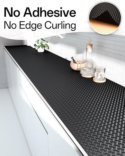 Shelf and Drawer Liner for Kitchen Cabinet, Non-Adhesive 18in x 120in - Image 4