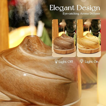 Porseme 500ml Essential Oil Diffuser, Aroma Ultrasonic Humidifier - Image 7