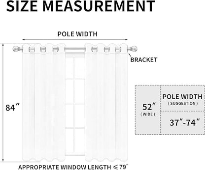 Easy-Going Curtains for Bedroom, Solid Thermal Insulated Grommet and Noise - Image 7