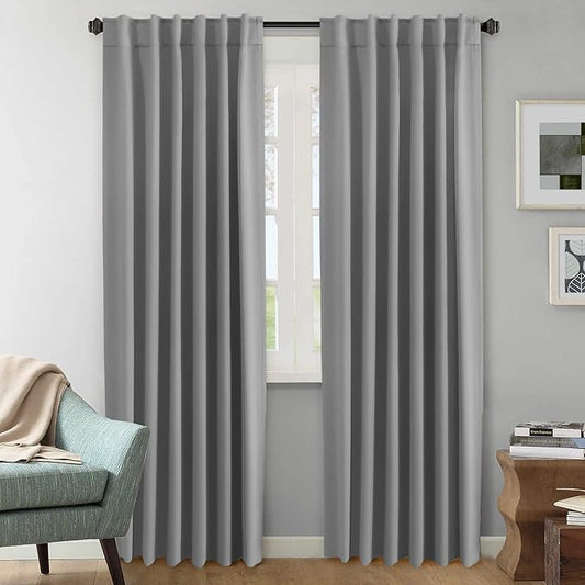 H.VERSAILTEX Blackout Curtains Thermal Insulated Window Treatment Panels Room by HVERSAILTEX