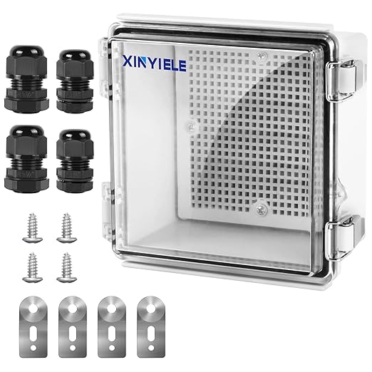Waterproof Outdoor Project ABS Plastic Junction Box IP67 Weatherproof Dustproof by XINYIELE