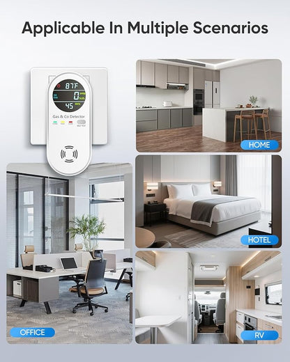 Carbon Monoxide Detectors and Natural Gas Detector, 4-in-1 Carbon Monoxide - Image 6
