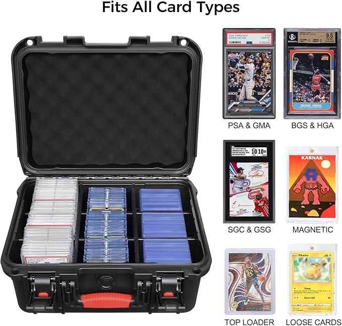 Graded & Trading Card Storage Box – PSA Slab Sports Card Case - Image 3