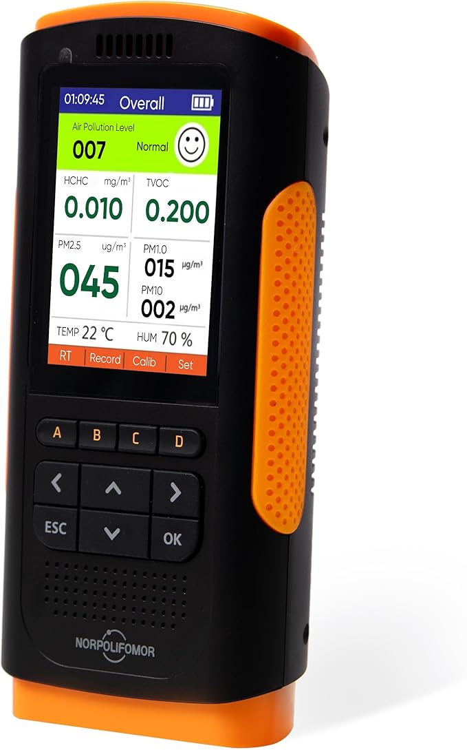 Indoor Air Quality Monitor, AQI Meter by Norpolifomor