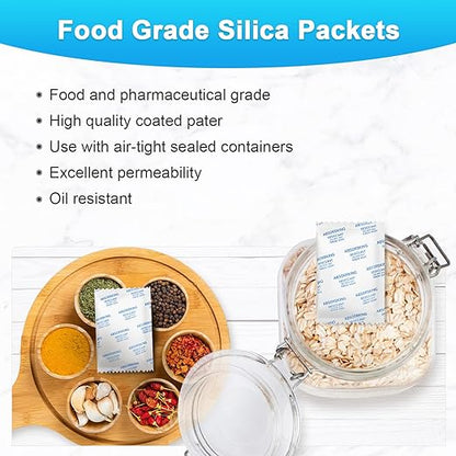 Moisture Absorbers – 20 Gram 70 Packs Silica Gel Packets - Image 4