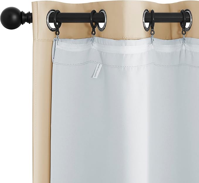 NICETOWN Blackout Draperies Window Curtain Liners by NICETOWN