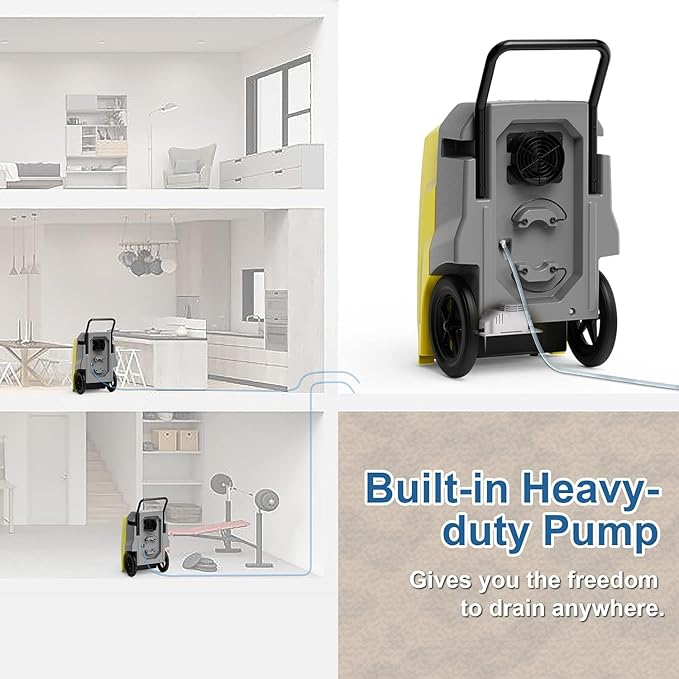 ALORAIR Storm Pro Commercial Dehumidifier 180 PPD, LGR Portable Dehumidifier - Image 4