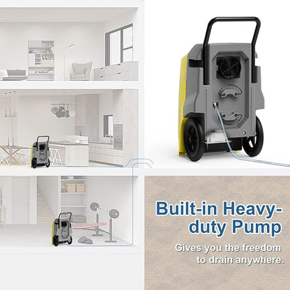 ALORAIR Storm Pro Commercial Dehumidifier 180 PPD, LGR Portable Dehumidifier - Image 4