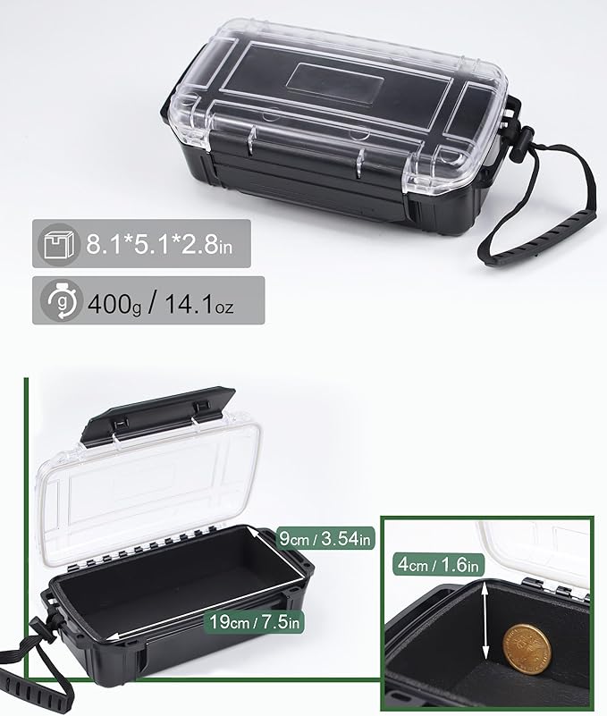 Waterproof Dry Box Small Waterproof Hard Case Micro Case - Image 2