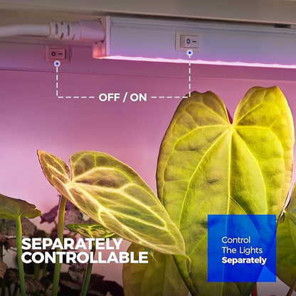 Barrina T5 Grow Lights for Indoor Plants, Full Spectrum, 4ft 160W, LED Grow - Image 5