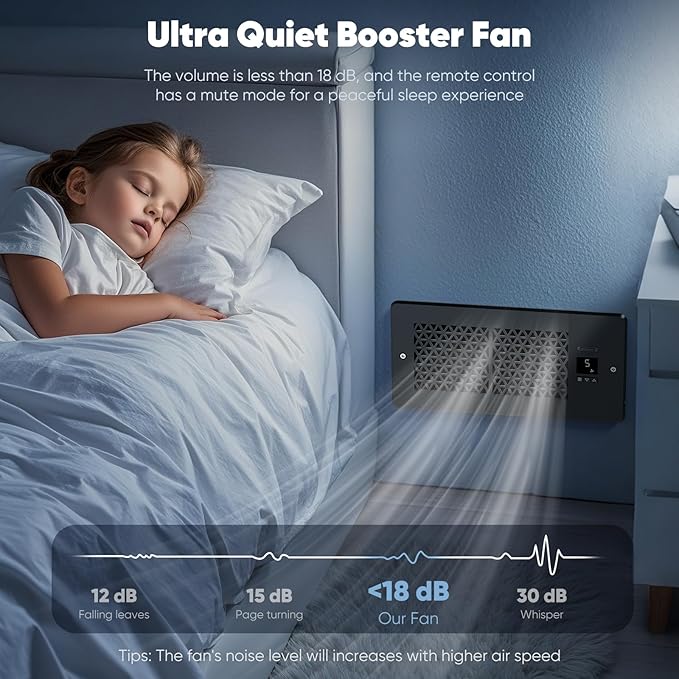 Register Booster Fan for 4" x 10" Register Holes - Image 6