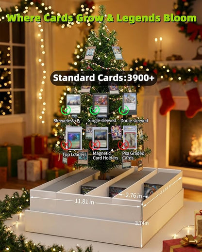 Trading Card Storage Box with 4 Cards Stoppers, Standard Card, Bulk Collectible - Image 6