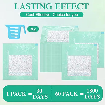 60 Pack Moisture Absorbers Dehumidifier Bags - Image 4