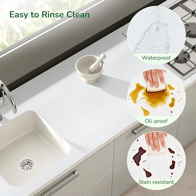Shelf Liner and Cabinet Liner for Kitchen, Non-Slip Non-Adhesive Drawer Liners - Image 3