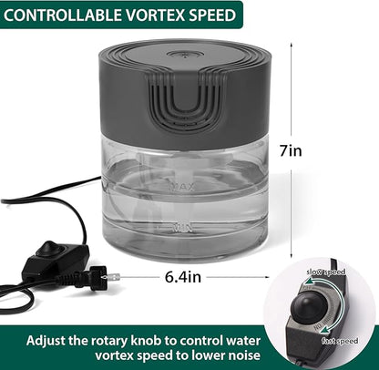 Water Air Purifiers for Home, Oxyvana Quiet Variable Speed Water Based Air - Image 2