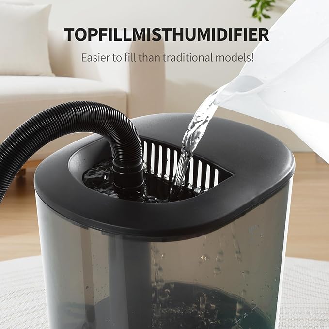 WACOOL Reptile Fogger Mister 4L No-Leak Top-Fill Water Humidifier - Image 6