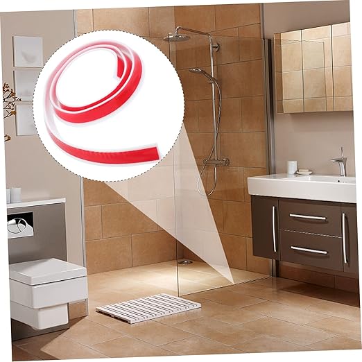3pcs Water Retaining Strip Self-Adhesive Bathroom Kitchen Barrier Seal - Image 3
