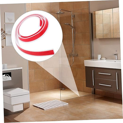 3pcs Water Retaining Strip Self-Adhesive Bathroom Kitchen Barrier Seal - Image 3