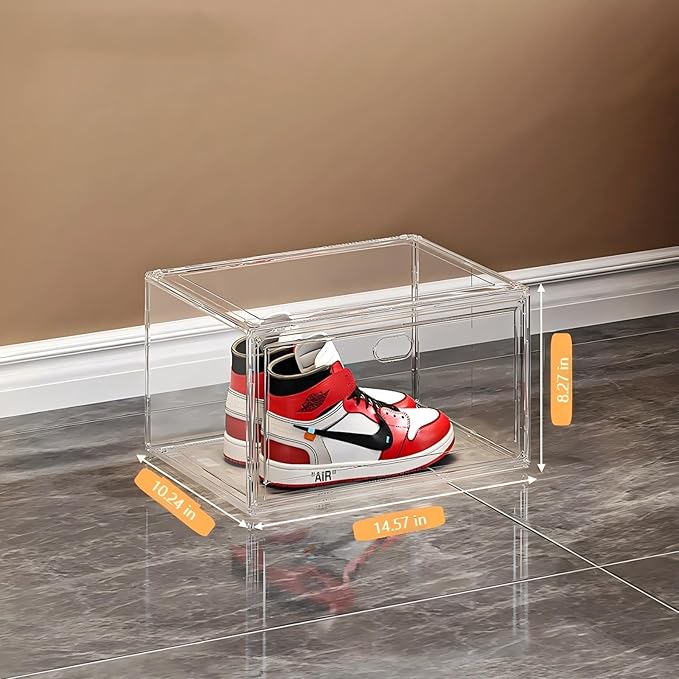 Extra Large Clear Acrylic Shoe Boxes - Image 2