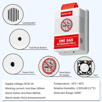 2-in-1 Smart Air Quality Monitor - Image 7