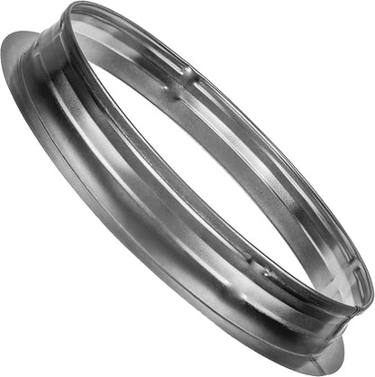 Vent Systems 10" Inch Metal Duct Connector Flange – Heavy-Duty Galvanized Steel by VentSystems