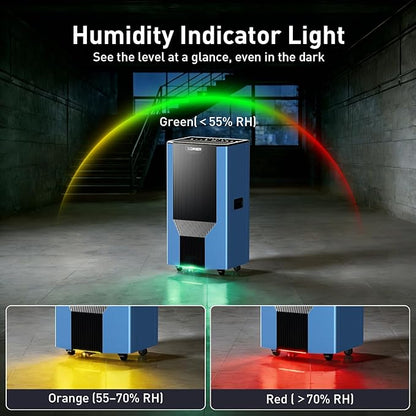 120 Pints Dehumidifier with Pump and Drain Hose - Image 2