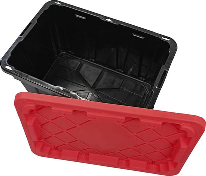 CX BLACK & YELLOW, XTRA TALL 27-Gallon Heavy Duty Tough Storage Container & - Image 6