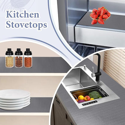 Drawer and Shelf Liner for Kitchen Cabinet: 23in X 20 Ft Non Slip Waterproof - Image 6