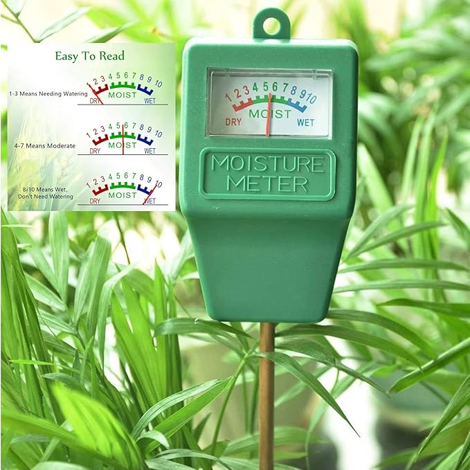Soil Moisture Meter, 2 Pack Plant Hygrometer Moisture Sensor Plant Water Monitor - Image 3