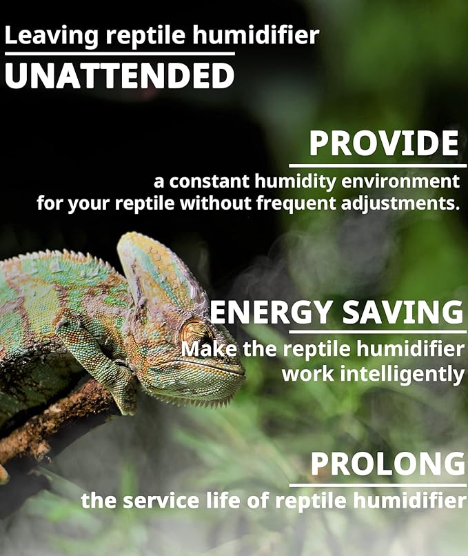 Reptile Humidity Controller, Keeps Reptile Foggers Running Only Within the - Image 4
