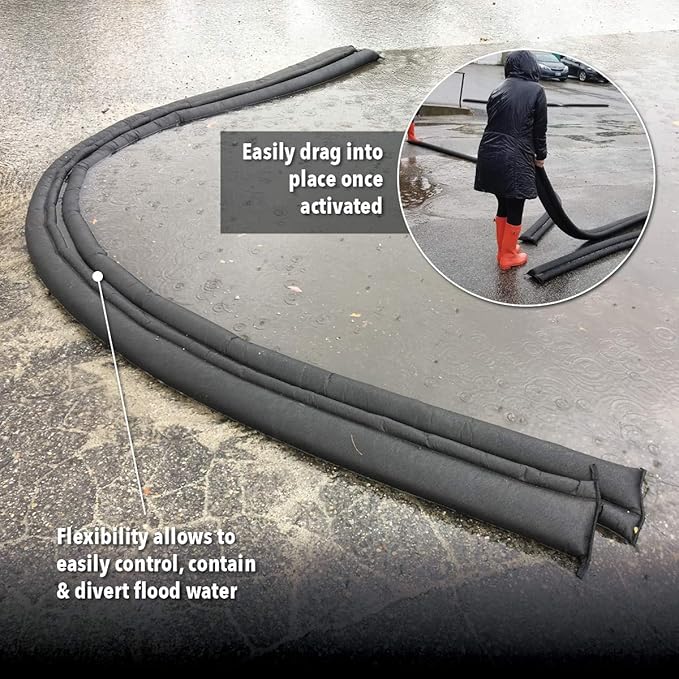 Quick Dam QD610-1 Water Activated Flood Barrier 10 feet - Image 7