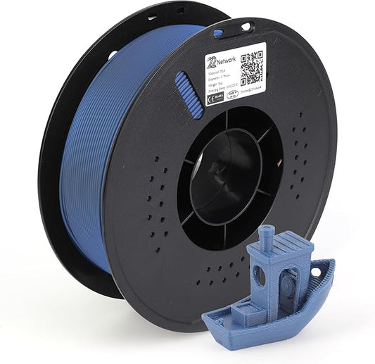 22 Network PLA 3D Printer Filament 1.75mm, 1kg Spool, Dimensional Accuracy by Home