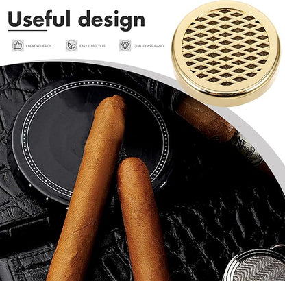 3Pcs Golden Round Humidifier for Humidor, Abs Sponge Humidification Accessory - Image 8