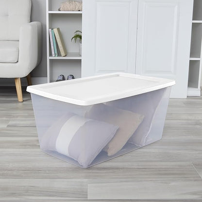 90QT transparent plastic storage boxes - Image 6