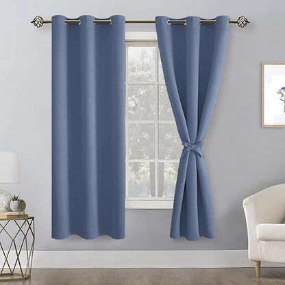 Hiasan Blackout Curtains for Bedroom, 38 x 63 Inches Length - Image 2