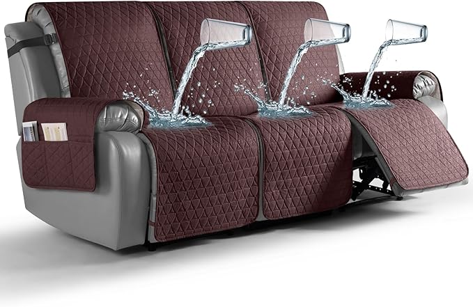 TAOCOCO 100% Waterproof Recliner Cover, Non-Slip Washable Reclining Couch Cover by TAOCOCO