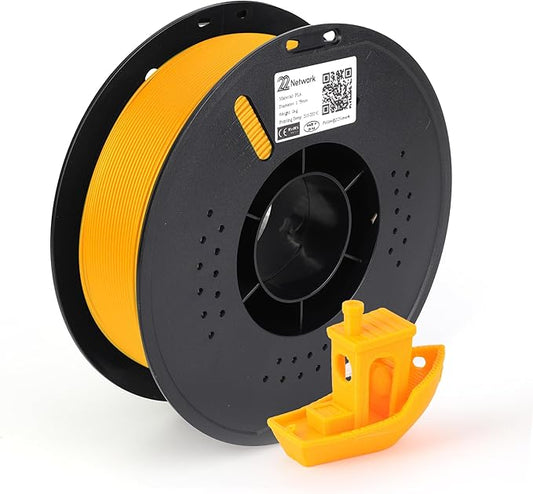 22 Network PLA 3D Printer Filament 1.75mm, 1kg Spool, Dimensional Accuracy by Home