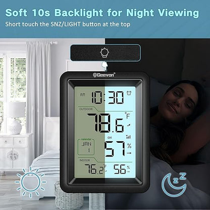 Geevon Wireless Indoor Outdoor Thermometer & Hygrometer - Image 6