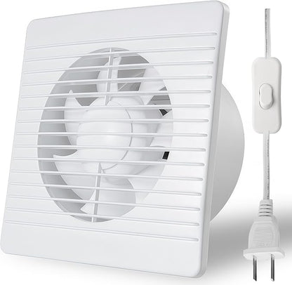 6 Inch Exhaust Fan, 26W Wall Mount Small Ventilation Fan by Aydomer